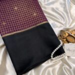 Rasika (Semi silk) - Purple