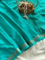 Chinmayi (Mysore crepe silk) - Turquoise
