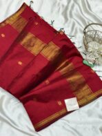 Maheshwari (Silk cotton) - Regal Maroon