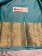 Thozhi (Kanchi Semi silk) - Royal blue - Image 6
