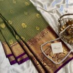 Thozhi (Kanchi Semi silk) - Elaichi green