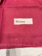 Amara (Embroidered Kota) - Carmine - Image 6