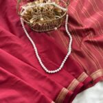 Chinmayi (Mysore crepe silk) - Ruby Maroon