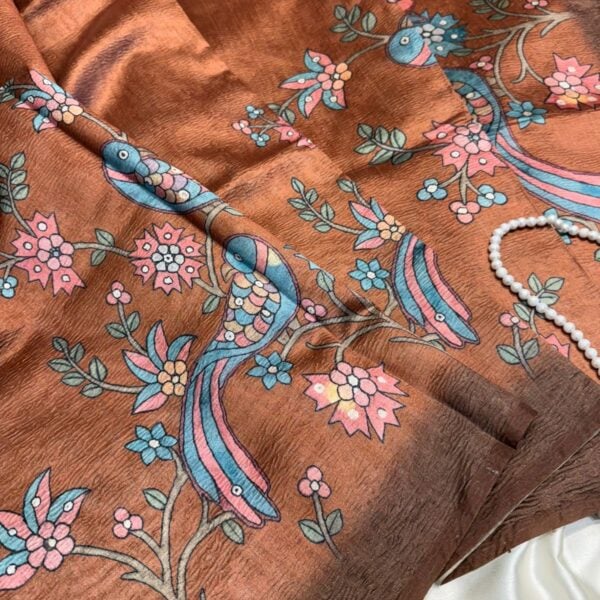 Vaani (Semi Tussar) - Brown