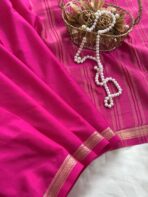 Chinmayi (Mysore crepe silk) -Pretty Pink - Image 3
