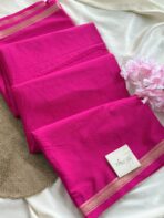 Chinmayi (Mysore crepe silk) -Pretty Pink - Image 2