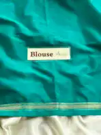 Chinmayi (Mysore crepe silk) - Persian green - Image 6
