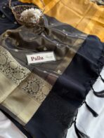 Mani (Banarasi Wam silk) - Mustard - Image 4
