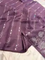 Amara (Embroidered Kota) - Amethyst - Image 3