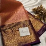 Thozhi (Kanchi Semi silk) - Bright Peach