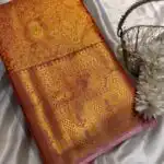Thozhi (Kanchi Semi silk) - Amber light
