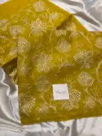 Amara (Embroidered Kota) - Warm Mustard