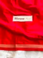 Chinmayi (Mysore crepe silk) - Ferrari Red - Image 6