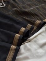 Chinmayi (Mysore crepe silk) - True black