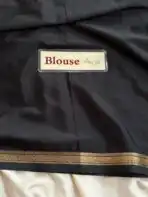 Chinmayi (Mysore crepe silk) - True black - Image 5