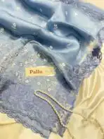 Jenifer (Glass Organza) - Icy blue - Image 3