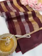 Shivanya (Mushru Kattan silk) - Magenta - Image 2