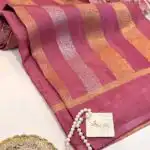 Shivanya (Mushru Kattan silk) - Dusty pink