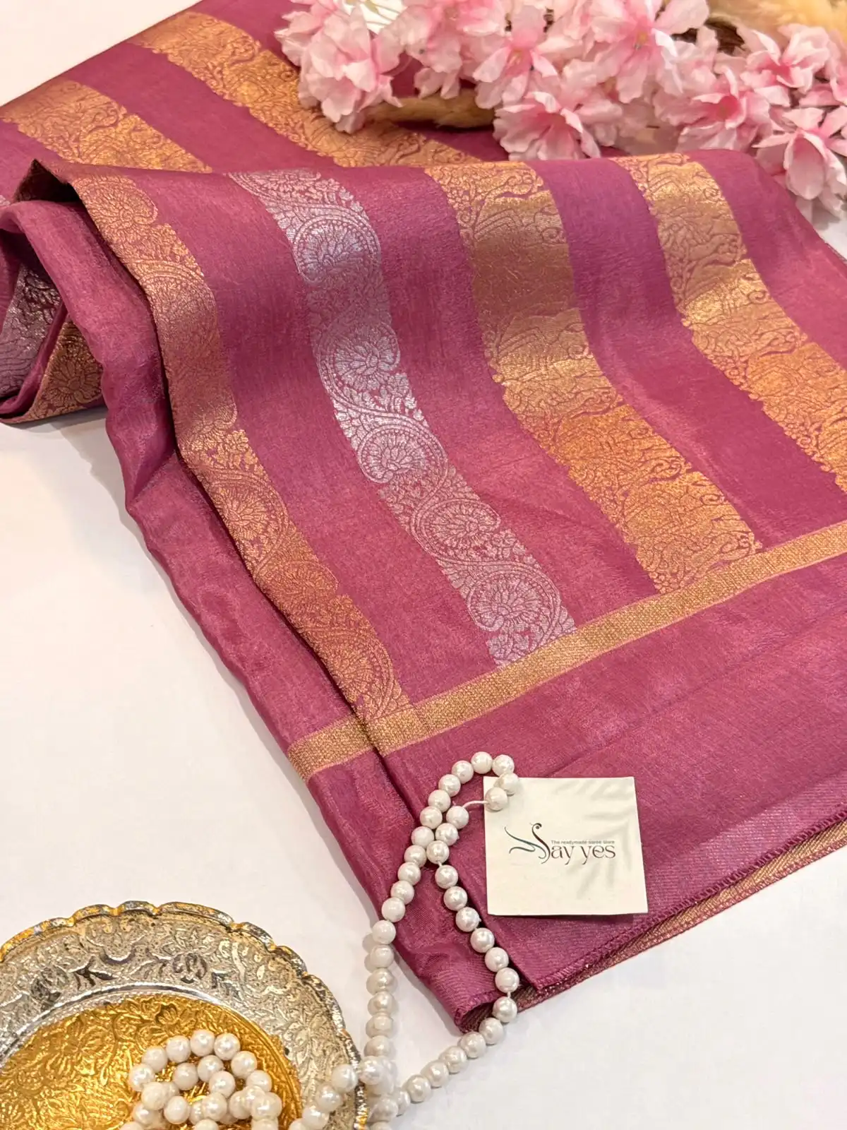 053d85eb-1d9c-4f10-a7bb-641b9609a9ee Shivanya (Mushru Kattan silk) - Dusty pink - Image 1