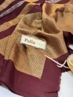 Shivanya (Mushru Kattan silk) - Magenta - Image 5