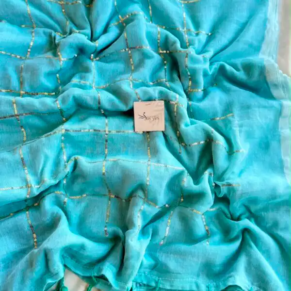 Roselle (Mul cotton) - Sky blue