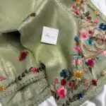 Floré (Fendi silk) - Pale Sage