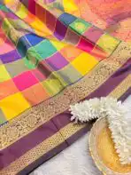 Paalum Pazhamum (Semi silk) - Purple - Image 2