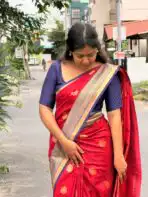 Dorothy (Kanchi Soft silk) - Raspberry pink - Image 8