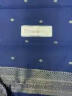 Kanchana (Soft semi silk) - Royal blue - Image 6