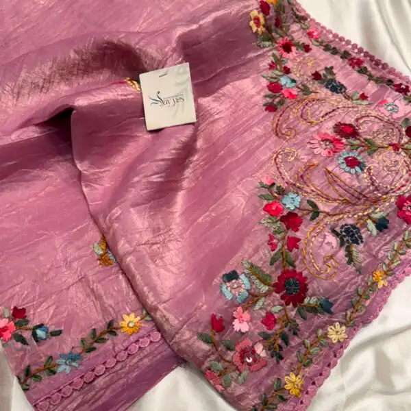 Floré (Fendi silk) - Mauve pink