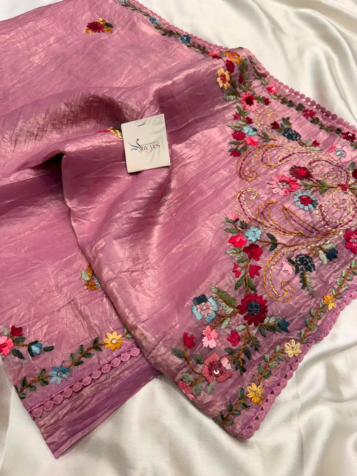 2c7c5869-a5b6-49f9-ad94-af8a61abae2e Floré (Fendi silk) - Mauve pink - Image 1