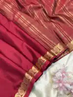Chinmayi (Mysore crepe silk) - Burgundy