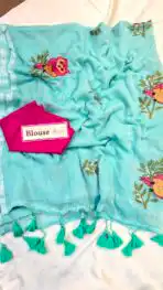 Roselle (Mul cotton) - Sea blue - Image 2