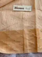Pastel poem (Tussar cotton) -  Pearl Ivory - Image 6