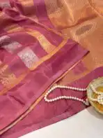 Shivanya (Mushru Kattan silk) - Dusty pink - Image 4