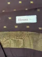 Athira (Semi silk) - Coffee brown - Image 5