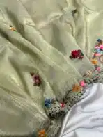 Floré (Fendi silk) - Pale Sage - Image 2