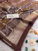 Yamini (Viscose silk) - Brown - Image 5