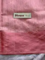 Pastel poem (Tussar cotton) - Baby pink - Image 6
