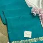 Chinmayi (Mysore crepe silk) - Turquoise
