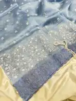 Jenifer (Glass Organza) - Icy blue