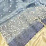 Jenifer (Glass Organza) - Icy blue