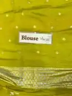 Yamini (Viscose silk) - Lime yellow - Image 6