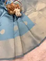 Athira (Semi silk) - Ice blue