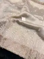 Jenifer (Glass Organza) - Ivory