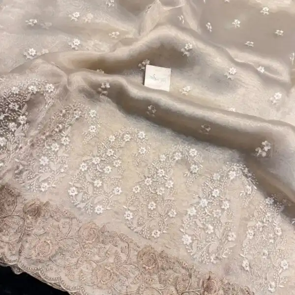 Jenifer (Glass Organza) - Ivory