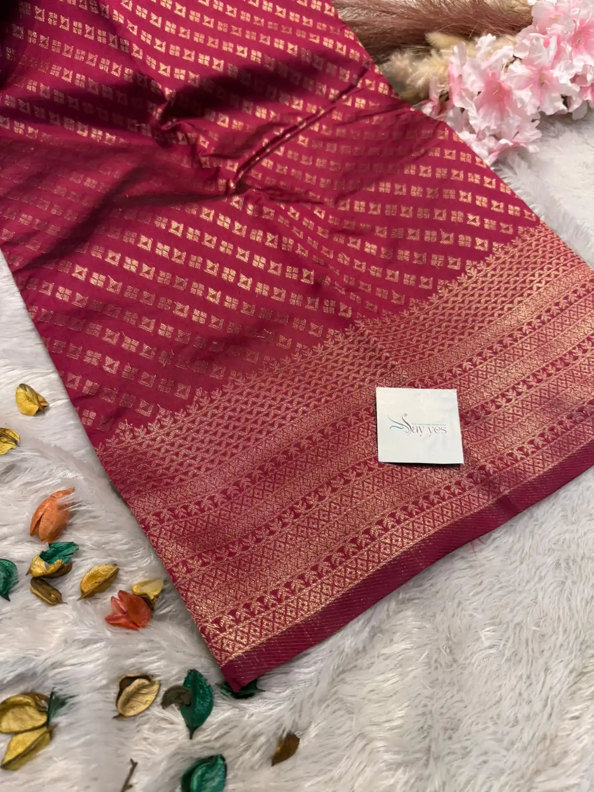 8589c5d9-5878-48b7-8aeb-b232101913b3 Kanchana (Soft semi silk) - Hot pink - Image 1