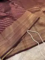 Kanchana (Soft semi silk) - Brown - Image 3