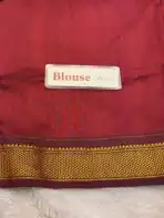 Maheshwari (Silk cotton) - Royal Maroon - Image 6