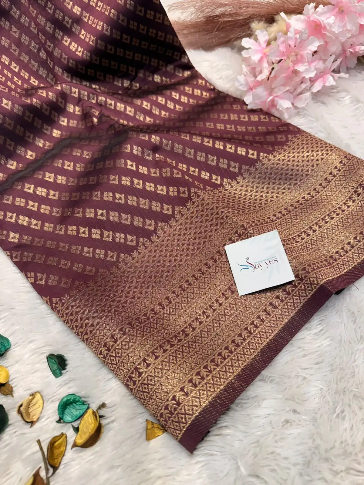 9b0fe459-7751-4d68-9944-3acb32bb4da3 Kanchana (Soft semi silk) - Brown - Image 1